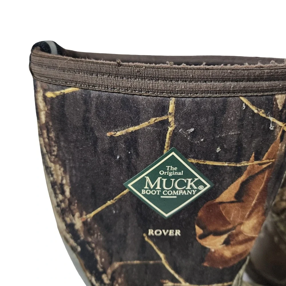 Muck Boot Company Rover Kids Camo Waterproof Rain Boots Brown Size 7 Kids